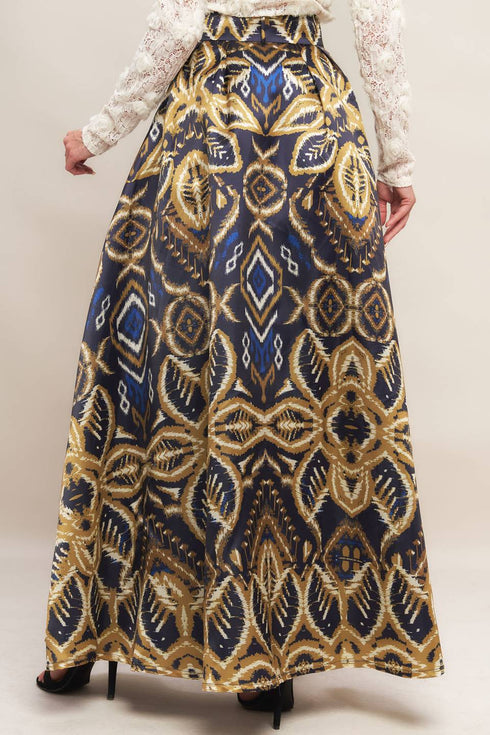 nightfall-drape-woven-maxi-full-skirt Flying Tomato - Sophia's Style-4